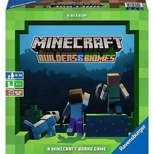 Ravensburger Brettspiel 26132, Minecraft, Builders & Biomes, ab 10 Jahre, 2-4 Spieler
