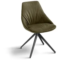 bert plantagie Stuhl Maple Leder Moss