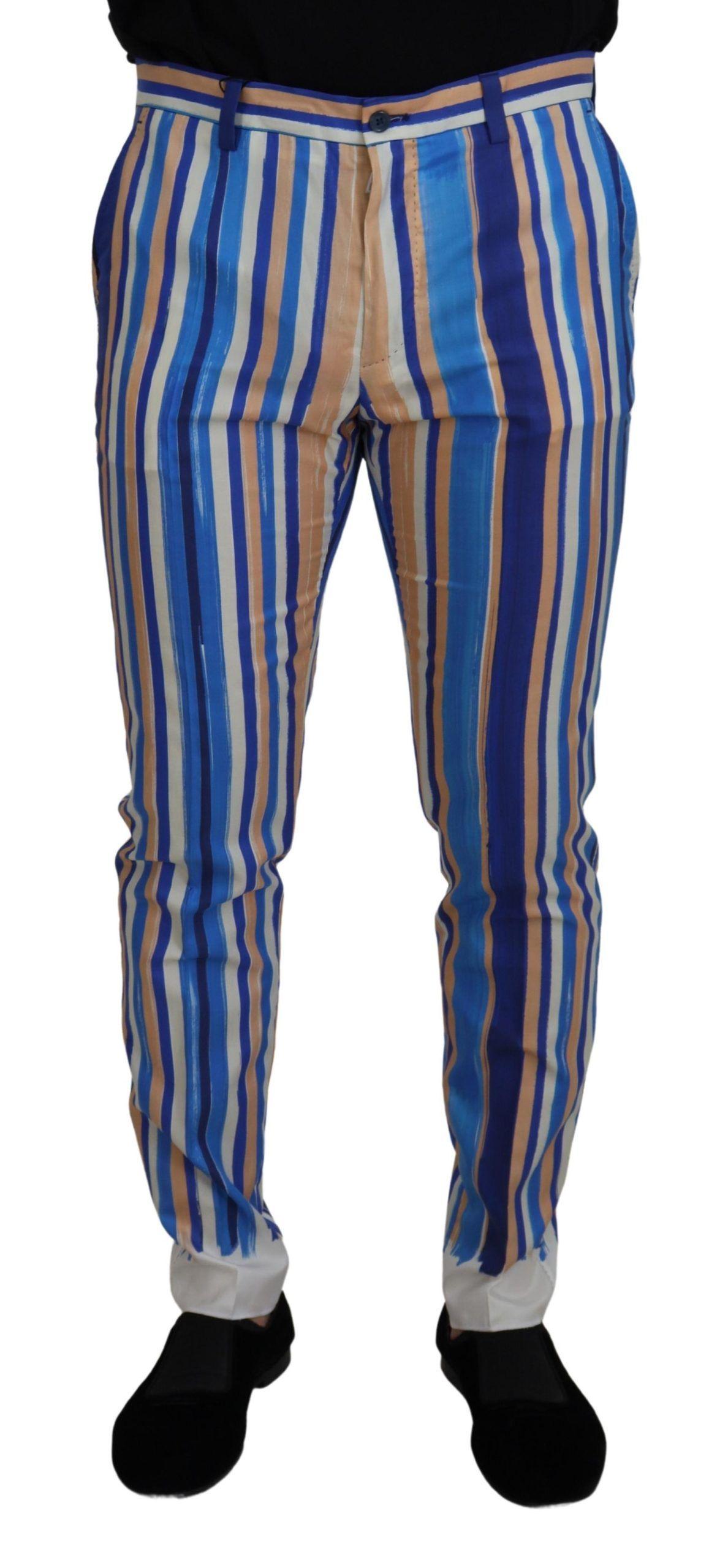 Dolce Gabbana Pt0736 Gestreifte Hose