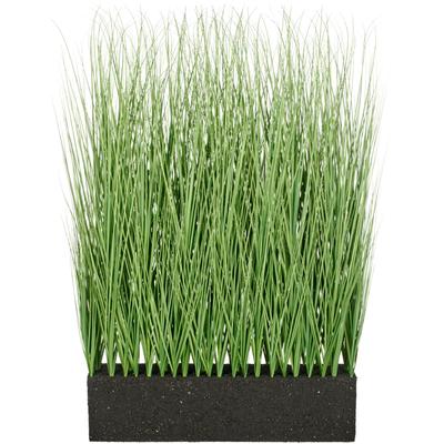 Kunstgras CREATIV GREEN "Raumteiler Miscanthusgras", grün, B:72cm H:115cm T:15cm, Kunststoff, Kunstpflanzen, in UV-beständiger Ausführung