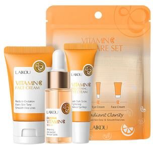Perfect Picks Market Vitamin Golden Sakura Skin Care Set Face Cream, Serum, Eye Cream For Anti Aging, Moisturizing & Wrinkle vitamin C