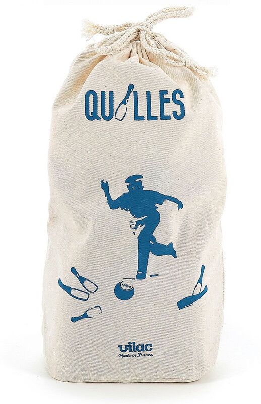6 quilles retro en sac - Vilac