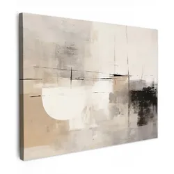 LEINWANDBILD Abstrakt - Kunst - Grau Wandbilder 80x60 cm