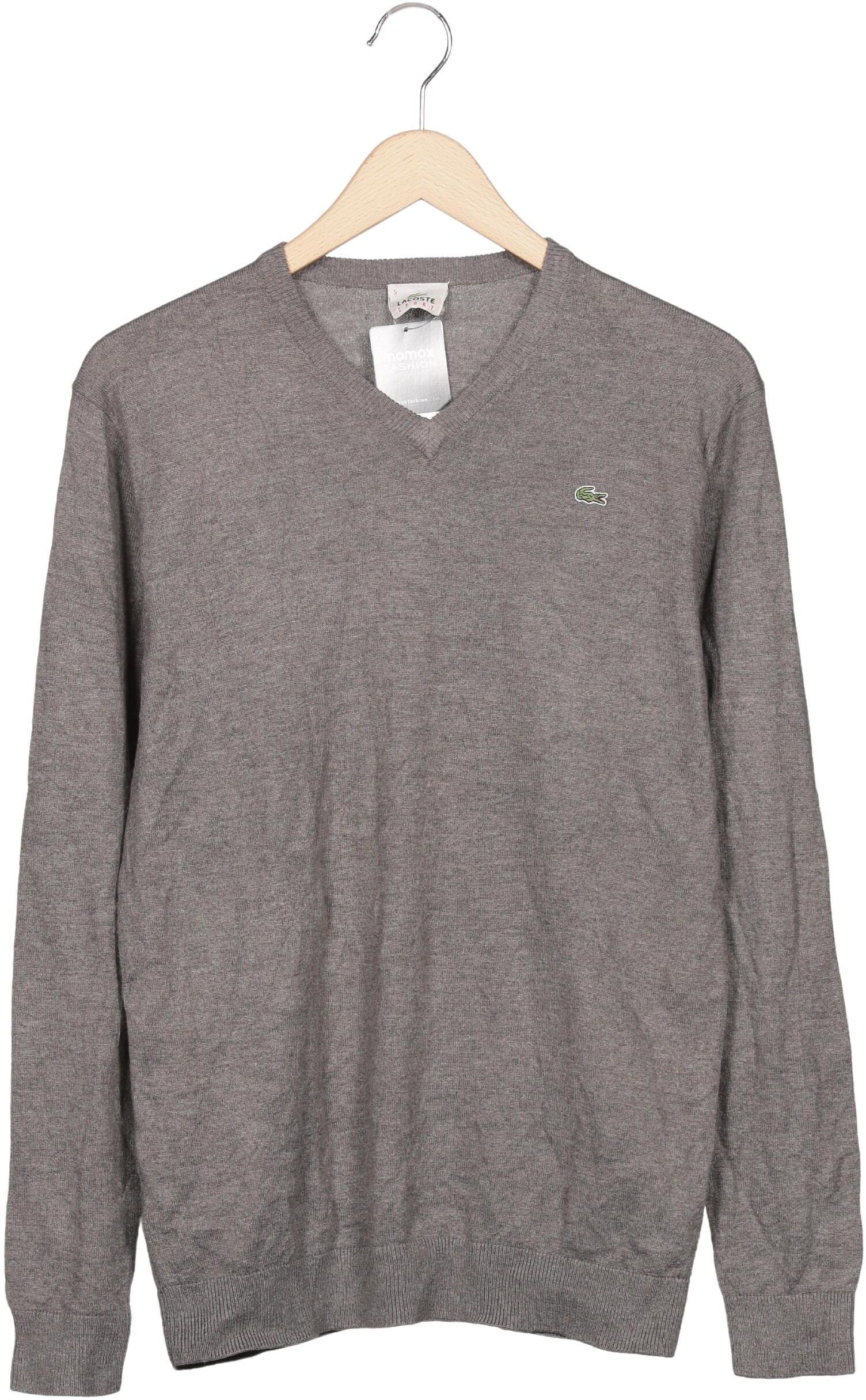 Lacoste Sport Herren Sweater, Grau, Gr. L, Baumwolle - Second Hand
