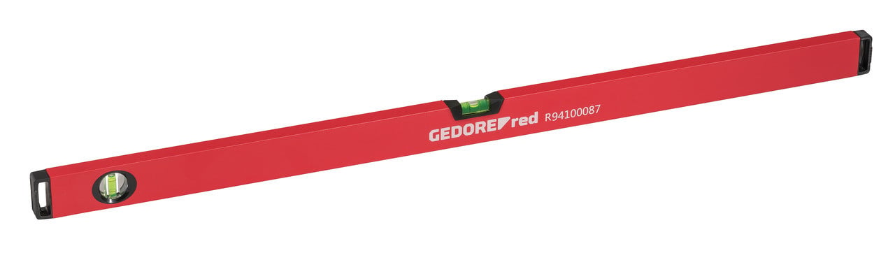 Gedore Waterpas R94100087, 1000 mm, Aluminium, Rood