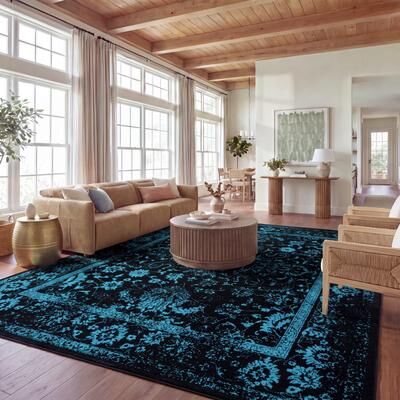 SAFAVIEH Adirondack Dakota Rustic Shabby Chic Distressed Rug