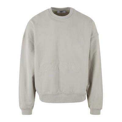 Sweater DEF "DEF DEF Trust Issues Pullover", Herren, Gr. S, beige (belgian block), 80% Baumwolle, 20% Polyester, unifarben, Rundhals, Sweatshirts Sweater
