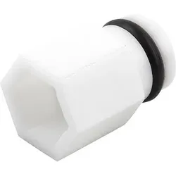 SCHONEINSATZ FÜR STECKNUSS MIT O-RING, PET NATUR, KOMP:NITRILKAUTSCHUK SCHWARZ, SW=16, SW1=11