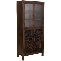 VITRINE aus holz 80x40x180cm