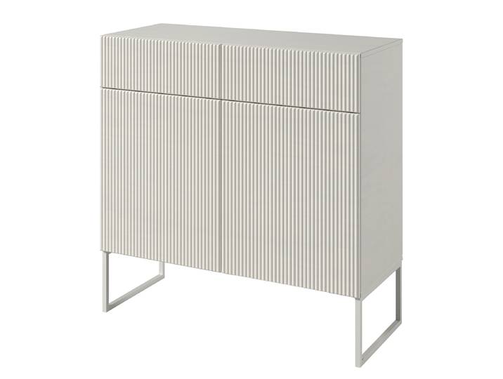Commode massive SKAO 90 x 90 x 38cm Beige/Cachemire