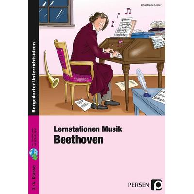 Lernstationen Musik: Beethoven, Set von Christiane Meier, Persen Verlag in der AAP Lehrerwelt GmbH, 978-3-403-23609-2