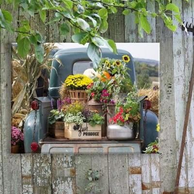 West Of The Wind Fresh Produce Canvas Wall Art Multi Warm , Multi Warm