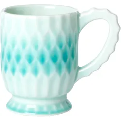 RICE Keramik Becher, Aqua