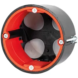 HW Gerätedose BS2000TC, für Holzbau Ø 68mm, t=50mm, mit Rohreinführung 4x M20 F-Tronic