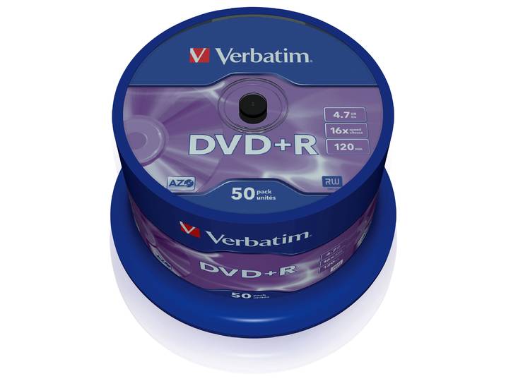 Verbatim DVD+R 4.7 GB 16 X Spindle
