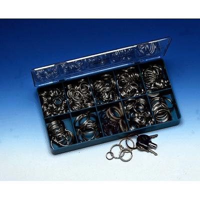 WEDO Metall-Schlüsselring silber 25mm