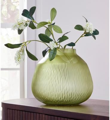 Signature Design by Ashley Scottyard Olive Green Vase
