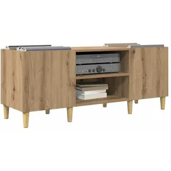 vidaXL Fawonberg, CD- & Schallplatten Aufbewahrung, Braun