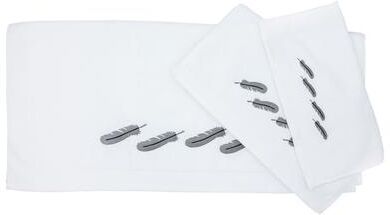 Paseo Road by HiEnd Accents Embroidered Feather Towel Set, 3PC