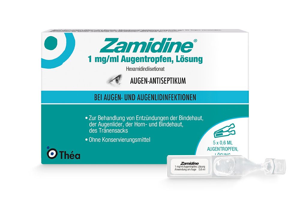 Zamidine 1 mg/ml Augentropfen Mehrdosenbehältnisse 5x0,6 ml
