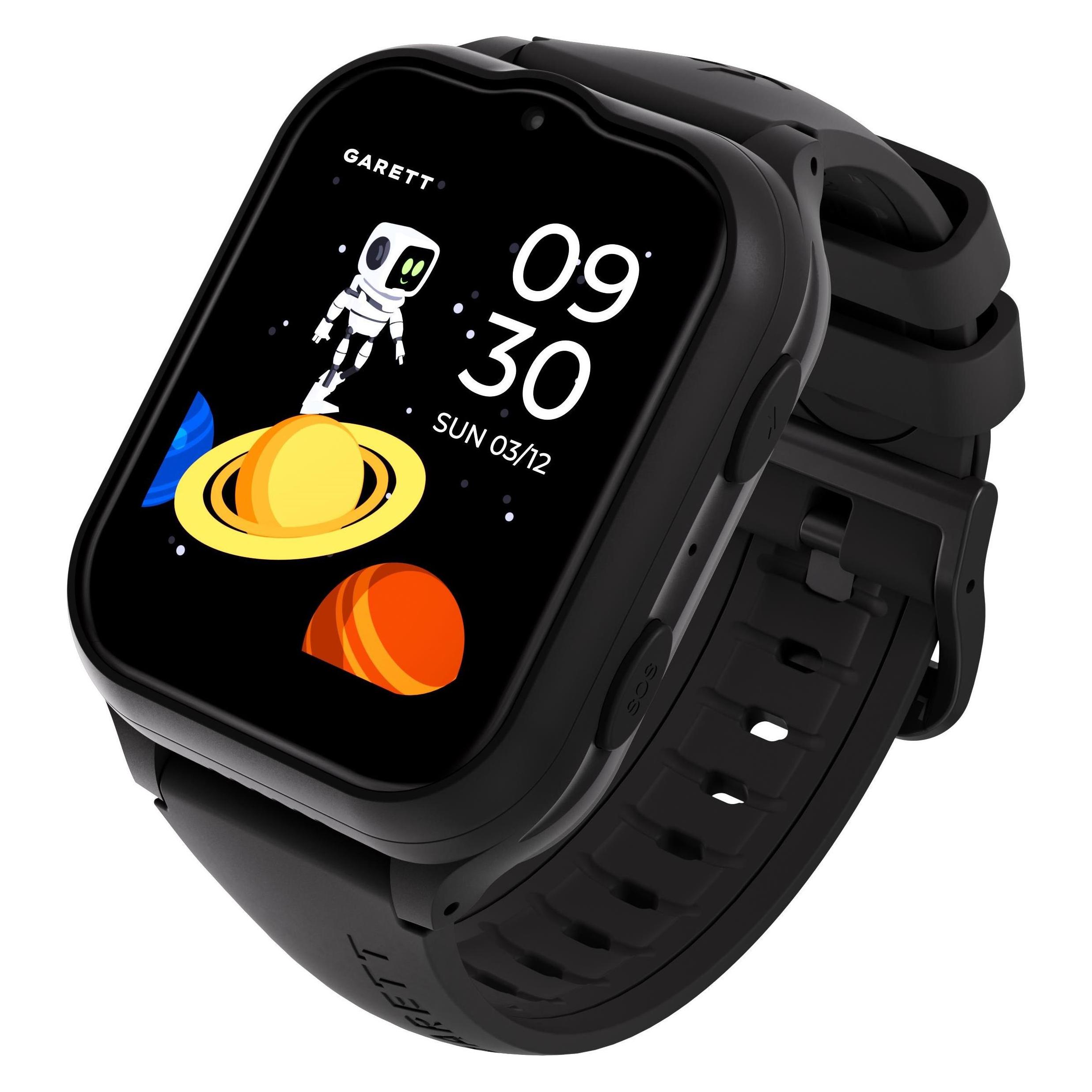 Garett Smartwatch Kids eSIM 4G Black (4G) (ESIM_4G_BLK)