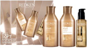 Redken All Soft coffret para cabelo seco . All Soft