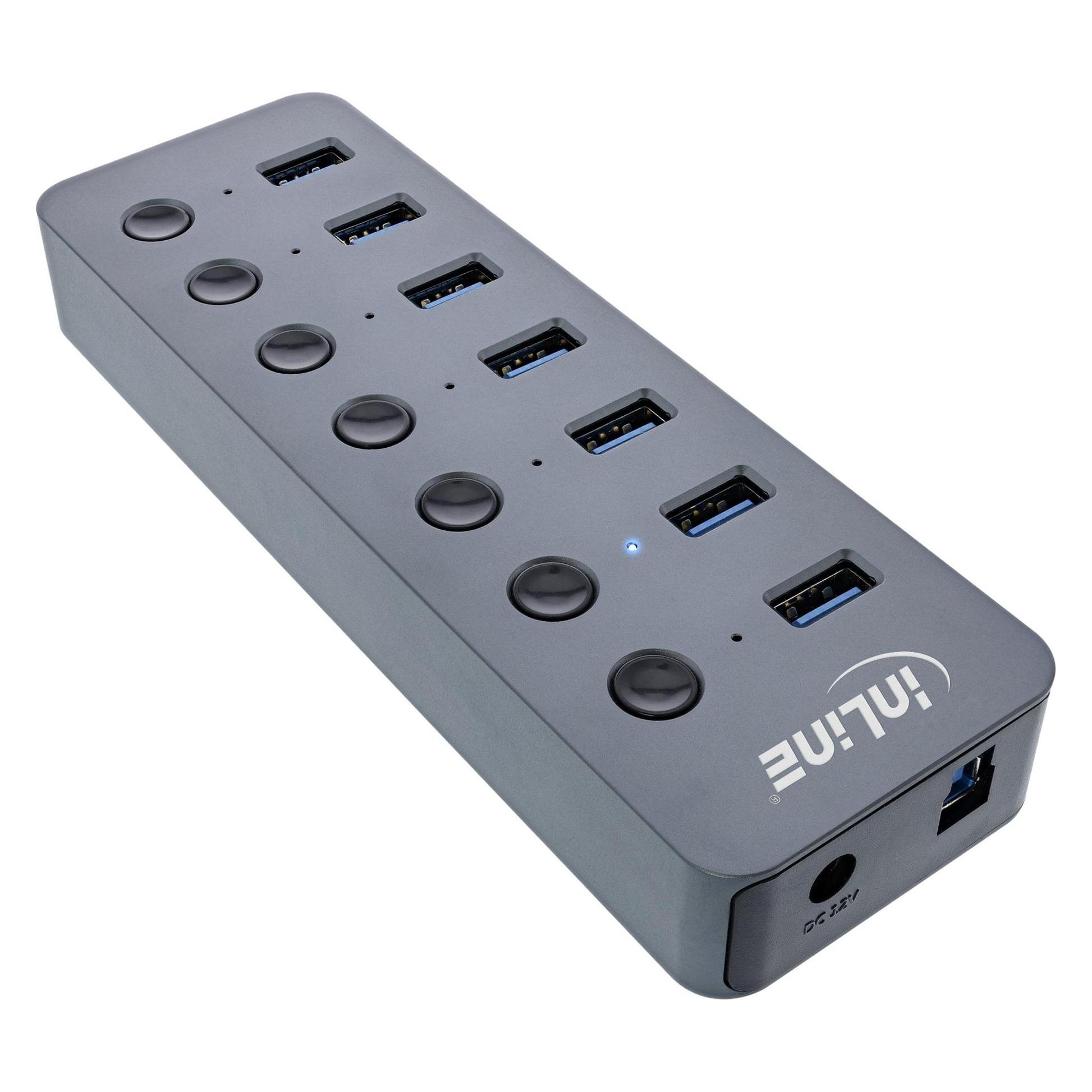 InLine Hub 7 x USB 3.2 Gen 1 (USB-A, 7 Ports) (35395D)