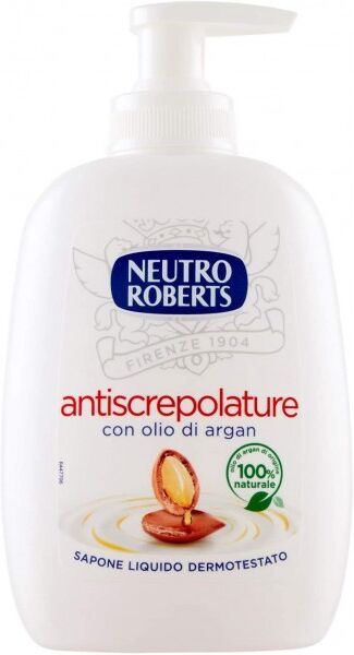 L.Manetti-H.Roberts Neutro Roberts Sapone Liquido Base 200ml.Antiscrepolature Con Olio Di Argan