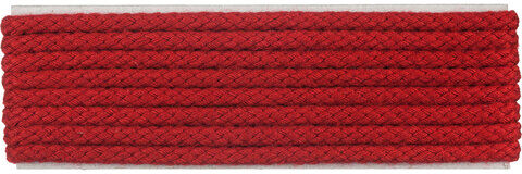 buttinette Kordel für Bekleidung, rot, 4 mm Ø