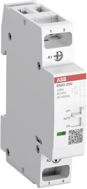 ABB Contacteur d'installation EN20-20N-06 20A 18 mm (1SBE122111R0620)