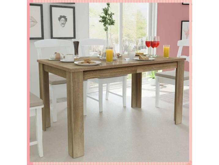 table à manger - 140x80x75cm - Pour Salle à Manger - Moderne et Aérien - Élégant et Intemporel - Raffiné et Contemporain
