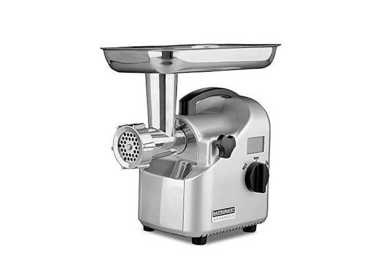 GASTROBACK #41409 Design Fleischwolf Advanced, Profi-Motor (Induktion/350 Watt), Digitalanzeige, Edelstahl-Kreuzmesser mit 4 Flügeln
