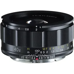 Voigtländer Septon 40mm f2 Z-Mount aspärisch schwarz
