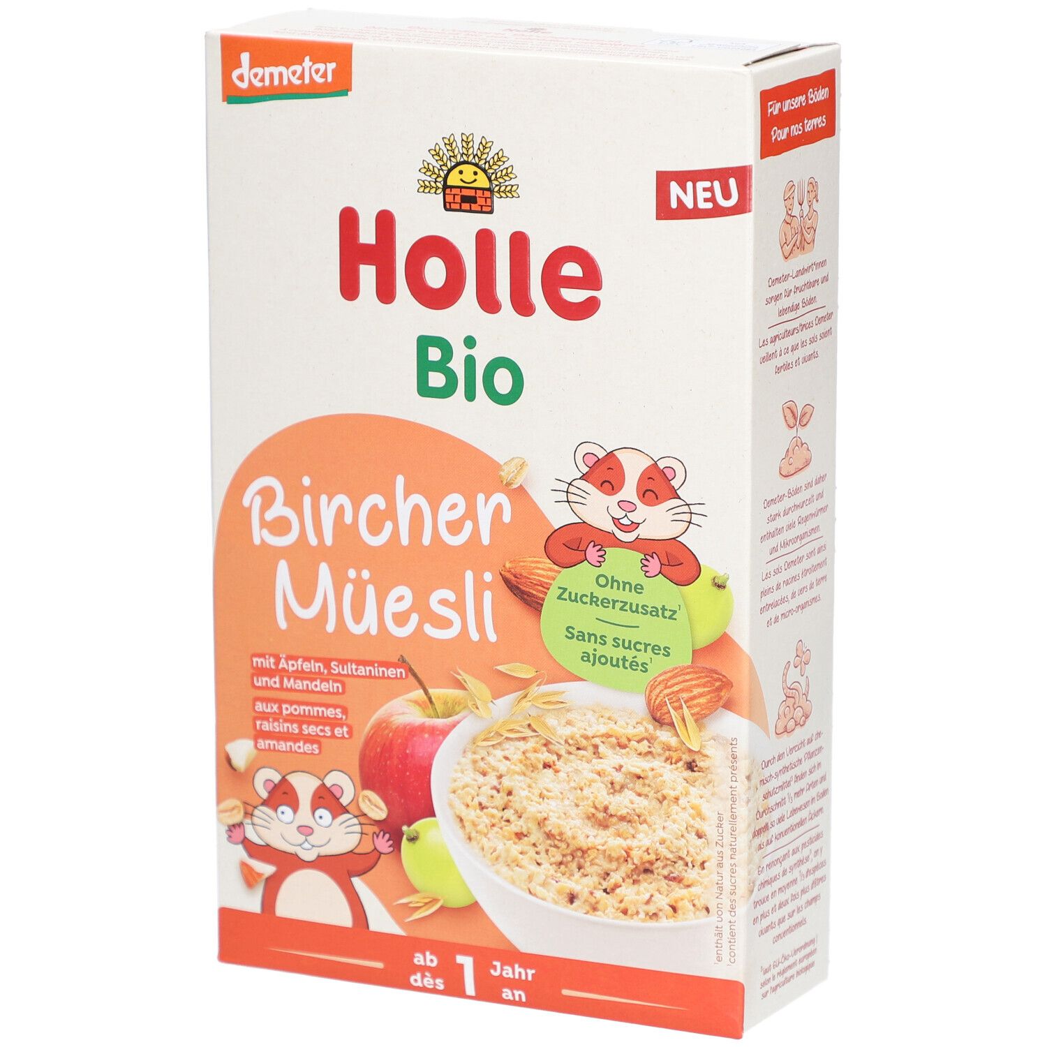 Holle Bio Vollkorn Birchermüsli 200 g Brei