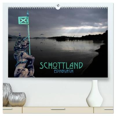 Schottland und Edinburgh (hochwertiger Premium Wandkalender 2027 DIN A2 quer), Kunstdruck in Hochglanz