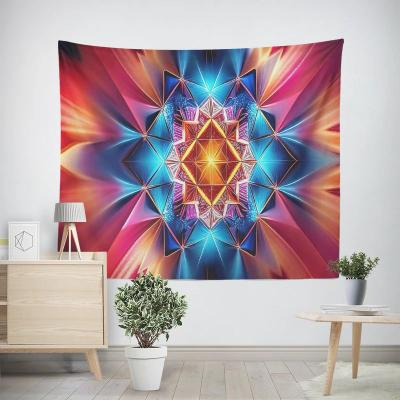 Inspired Living Bohemian Mandala Tapestry Wall Hanging For Hippie Room Decor 75x75cm 12