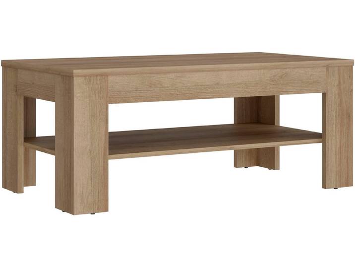 FORTE Couchtisch Attention, Couchtisch, Ablageboden, Holzoptik