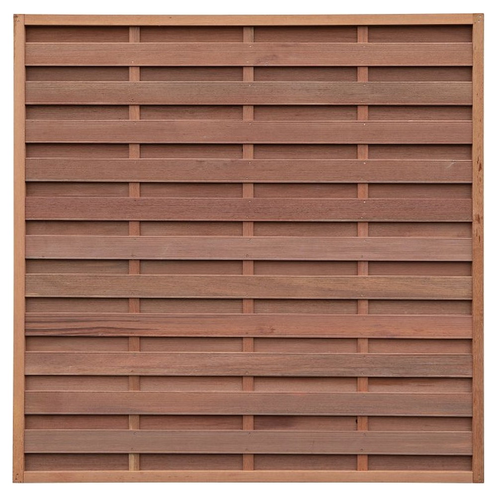 TETZNERJENT FORTIS-Dichtzaun, Keruing 180 x 180 cm, Rahmen 42/42 mm 16971036