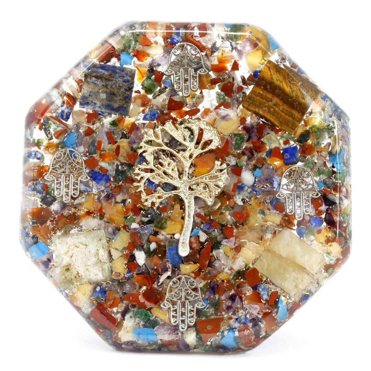 Ancient Wisdom Edelsteen Tafel Orgonite Powerpack Large Levensboom