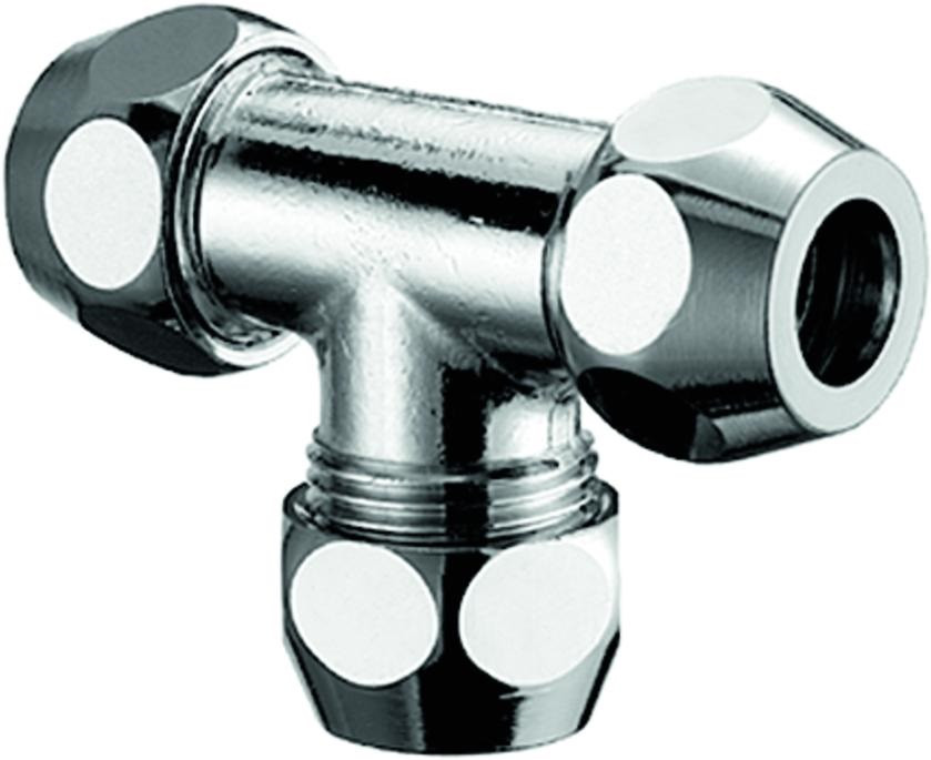 Schell T-stuk diameter 0,8 cm