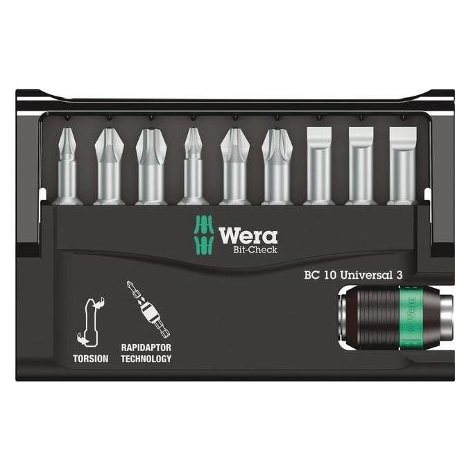 Wera Bit-Check 10 Universal 3 (5056375001)