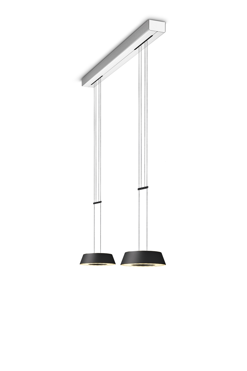 Oligo LED-2er-Pendelleuchte GLANCE schwarz G42-883-33-23 4035162309933