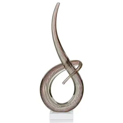 Leonardo Deko-Figur Ease 49,5 cm Glas Transparent Klar