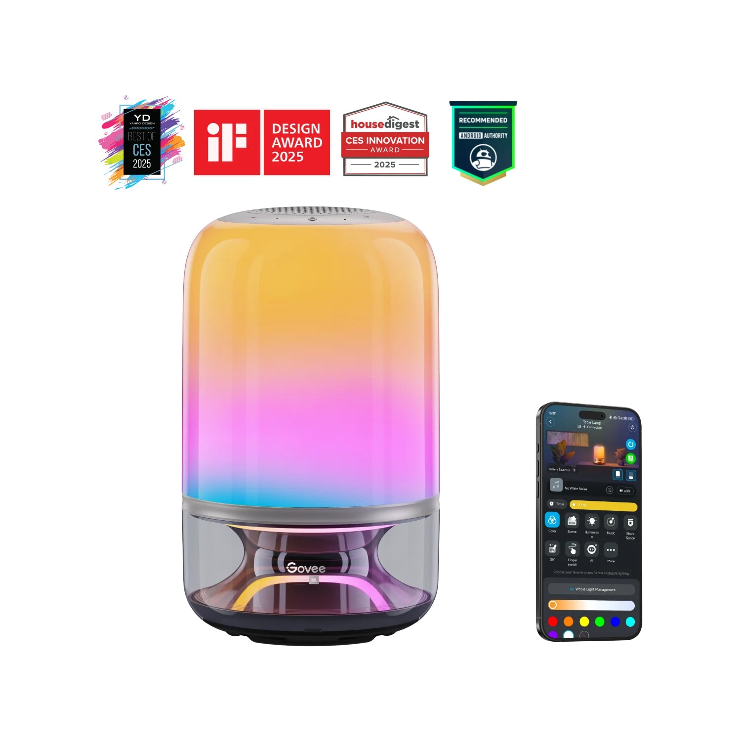 Govee Tischlampe 2 Pro x Sound von JBL