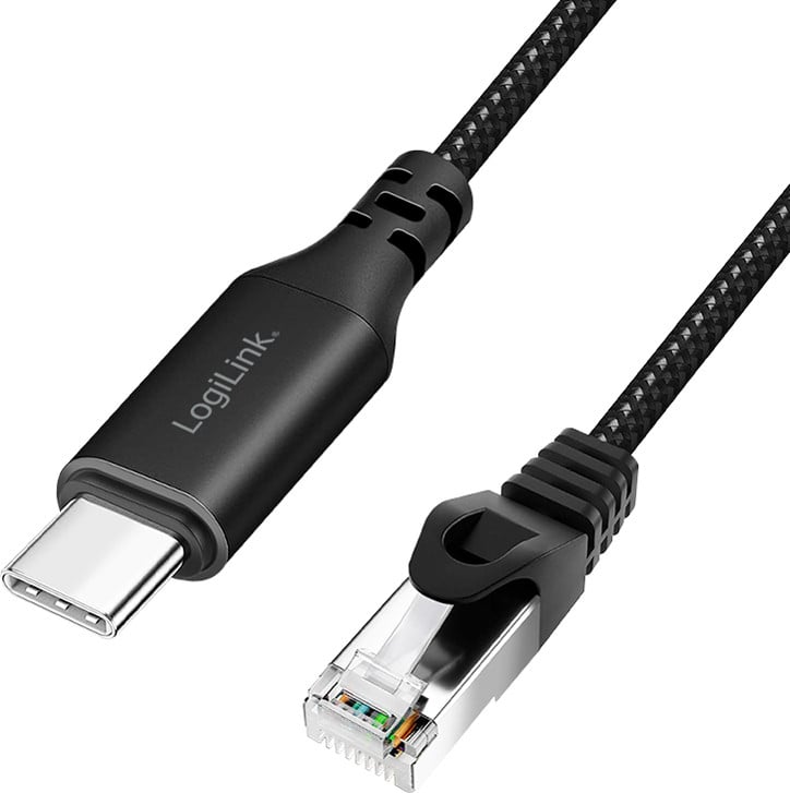 LogiLink CU0413 USB-C naar RJ45 Ethernet-kabel 1 Gbit/s, 3 meter