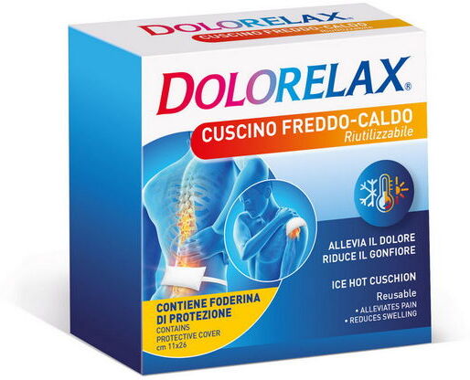 Euritalia Pharma Dolorelax Cuscino Caldo-Freddo Riutilizzabile 11x26cm