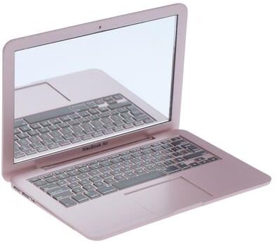 Fusion Finds Cute Pocket Makeup Mirror Mini Laptop Compact Travel Cosmetic Mirror For Purse & Makeup Touch Ups rose Gold