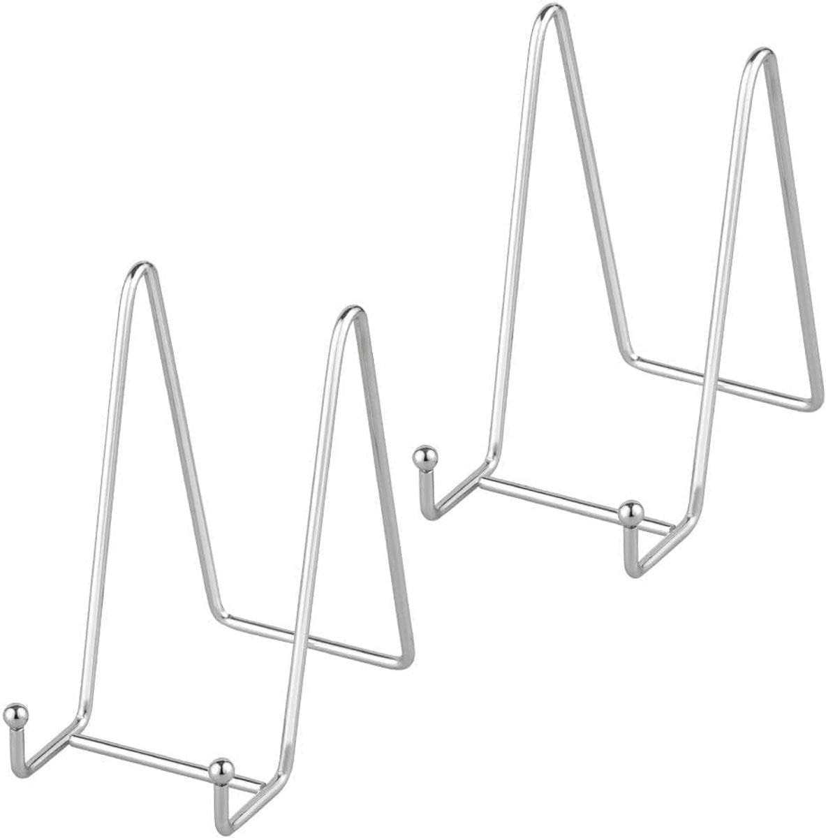 Dailygoods Bordenhouder Ezelstandaard van Metaal - Set van 2 Stuks