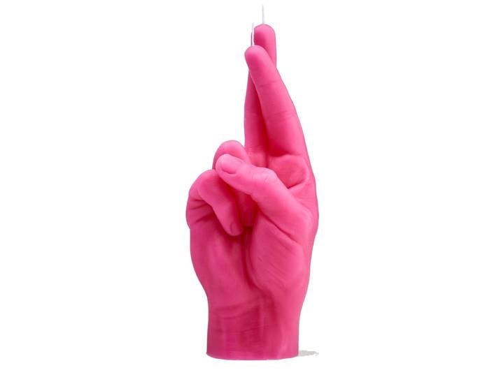 Crossed Fingers Pink