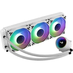AeroCool Mirage L360 Prozessor All-in-One-Flüssigkeitskühler, CPU Wasserkühler, Weiss